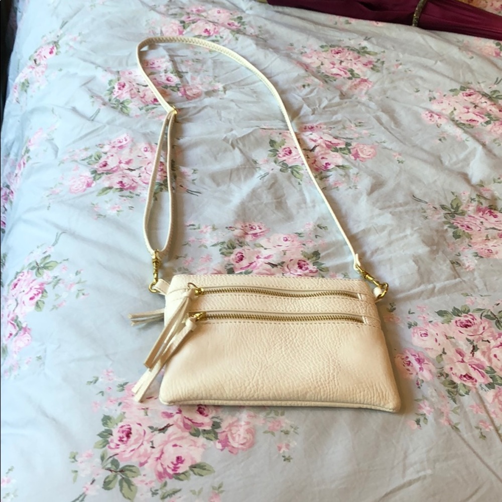 White purse